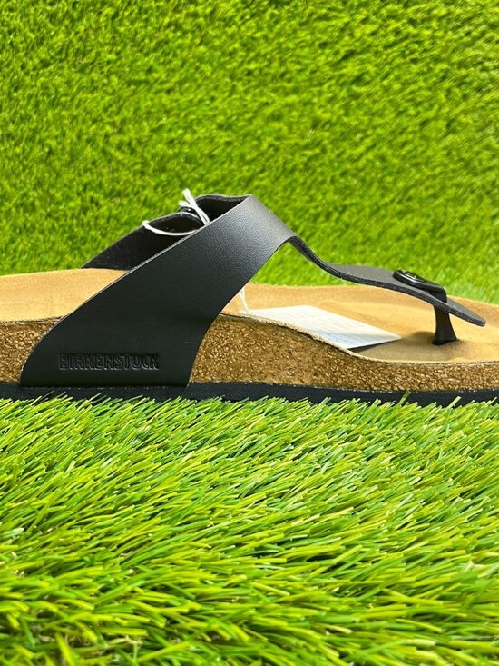 Birkenstock Gizeh Birko-Flor Mens Size 9 Black Brown Beach Outdoor Thong Sandals main image 9